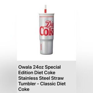 Stainless Steel Tumbler - Silver and Red